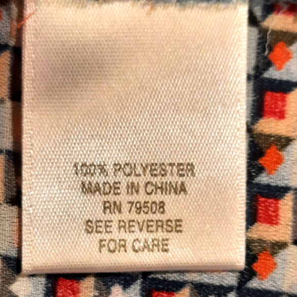 Roz&Ali Multicolored Button Down Lightweight Polyester Blouse size 3X - Picture 2 of 11